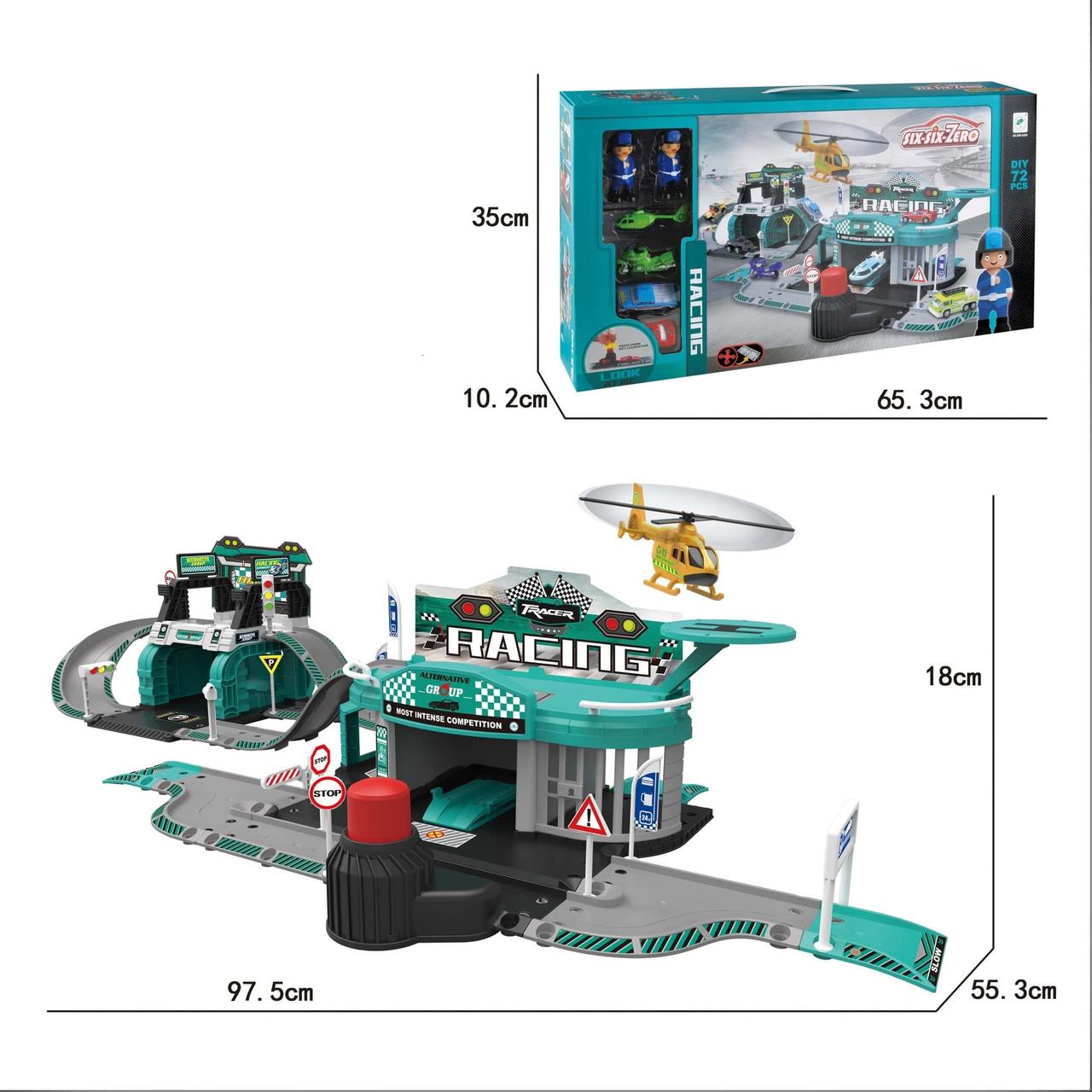 Игровой набор Паркинг Гоночный Пит Стоп 660-A203