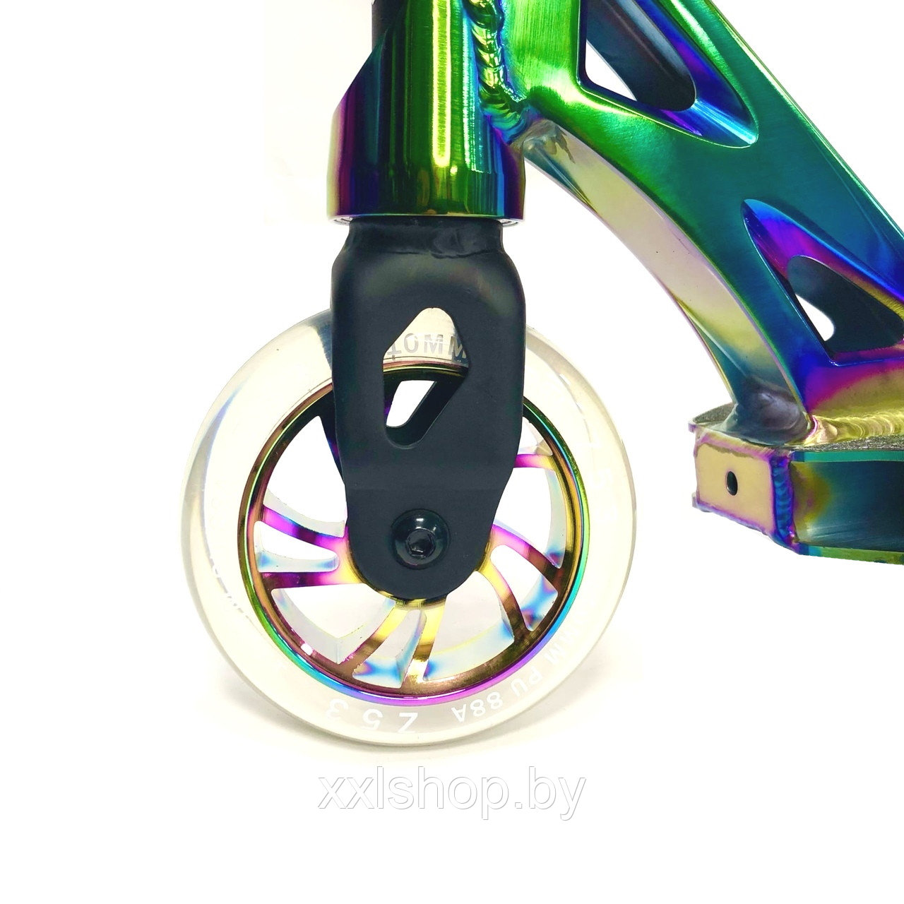 Самокат трюковый Z53 Predator Kast Transparent Neo Chrome - фото 5 - id-p170168764