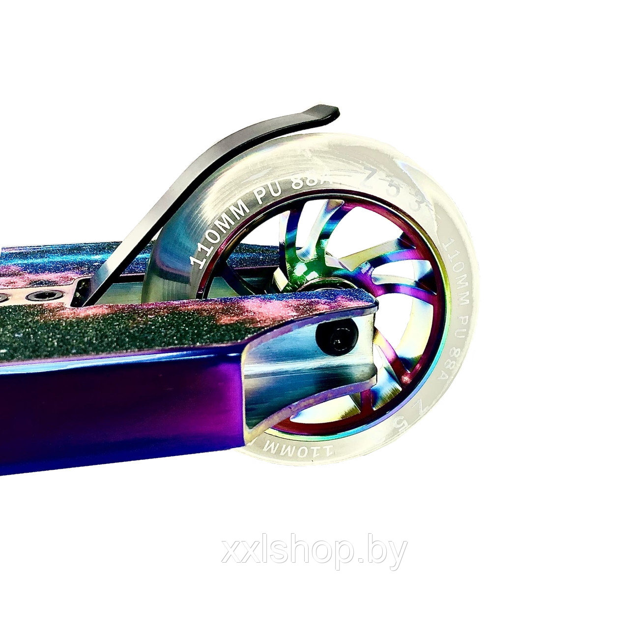 Самокат трюковый Z53 Predator Kast Transparent Neo Chrome - фото 7 - id-p170168764