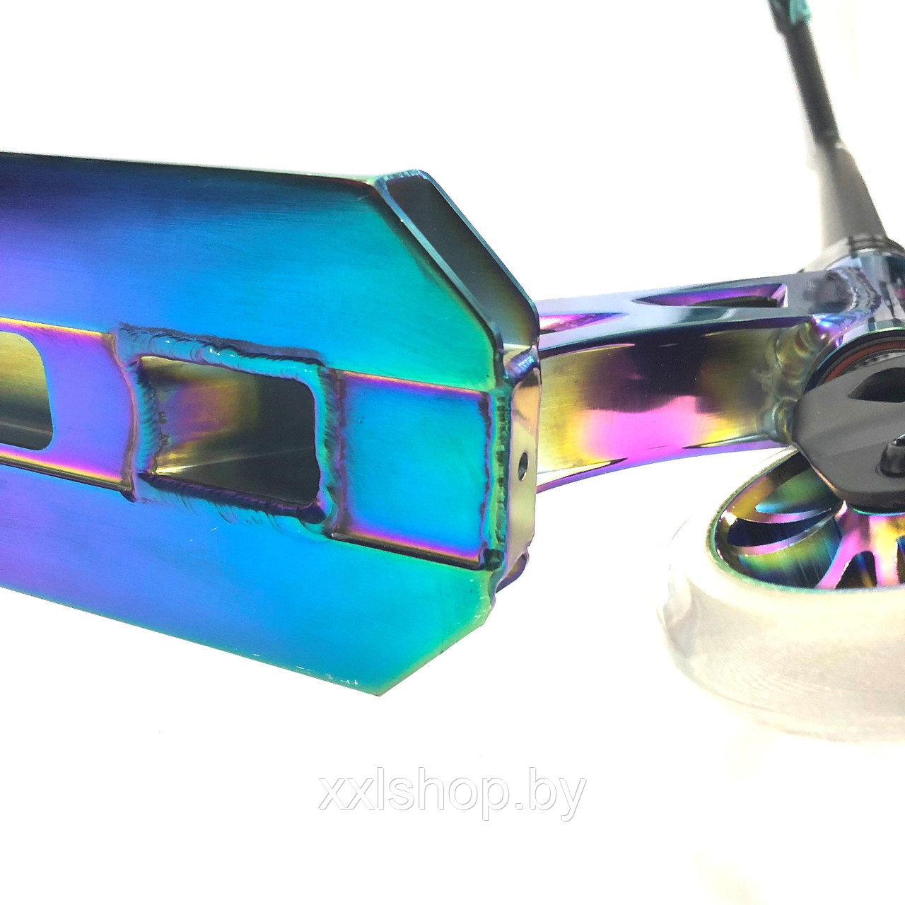 Самокат трюковый Z53 Predator Kast Transparent Neo Chrome - фото 10 - id-p170168764