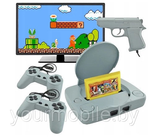 Игровая приставка SUPER 8 bit GAME TY-368 с пистолетом и 2 джойстиками - фото 4 - id-p170170985