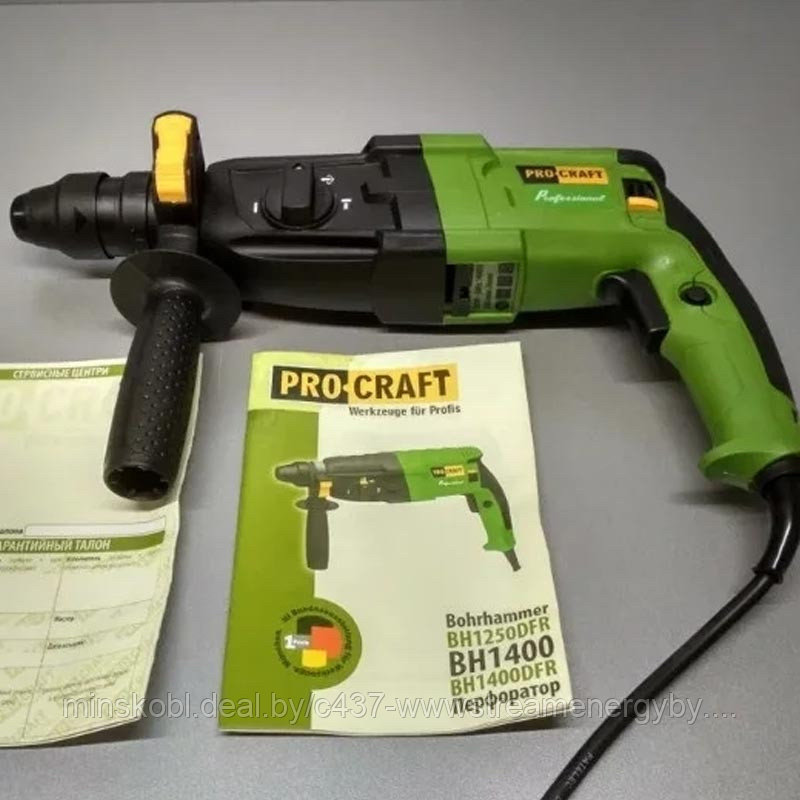 Перфоратор PROCRAFT BH-1400
