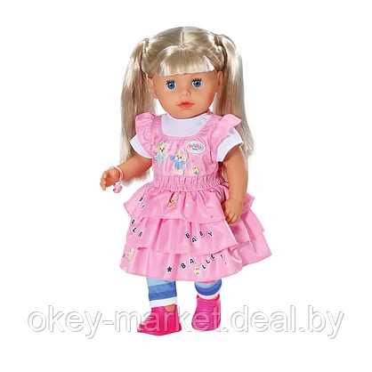 Интерактивная кукла Baby Born Младшая сестричка (36 cм, с аксессуарами), фото 2