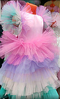 Детский карнавальный костюм Радужный единорог , новогодний маскарадный костюм Единорога для утренника девочке, фото 1