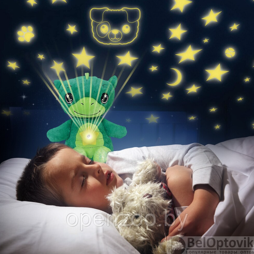 Мягкая игрушка-ночник-проектор STAR BELLY Лиловый Единорог - фото 5 - id-p170173405