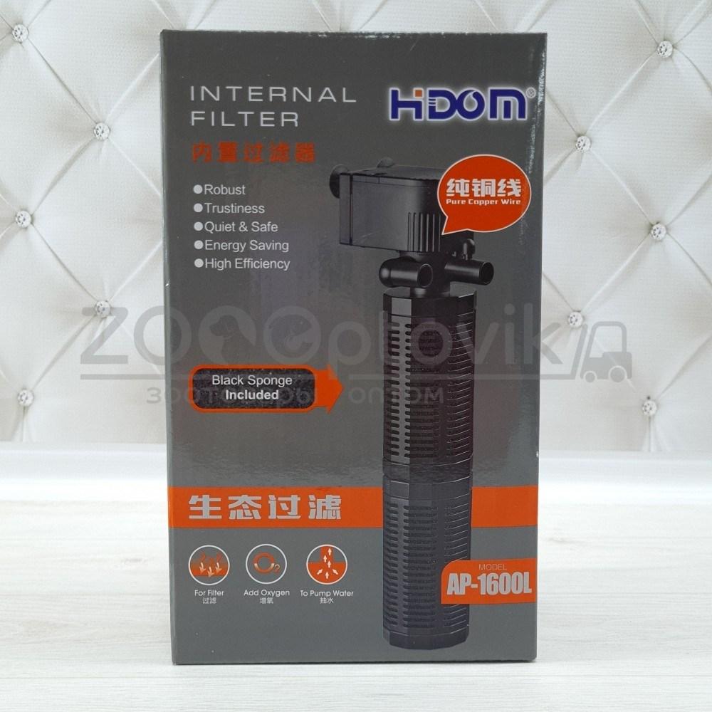 Hidom Внутренний фильтр Hidom AP-1600L 25 W., 1200лч, с аэратором, аквариум до 300 литров - фото 1 - id-p170175782