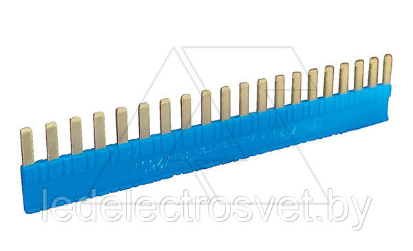 Перемычка гребневая ZG20-3blue, 20P, голубой, для реле PI6, PIR6W, PIR6WВ