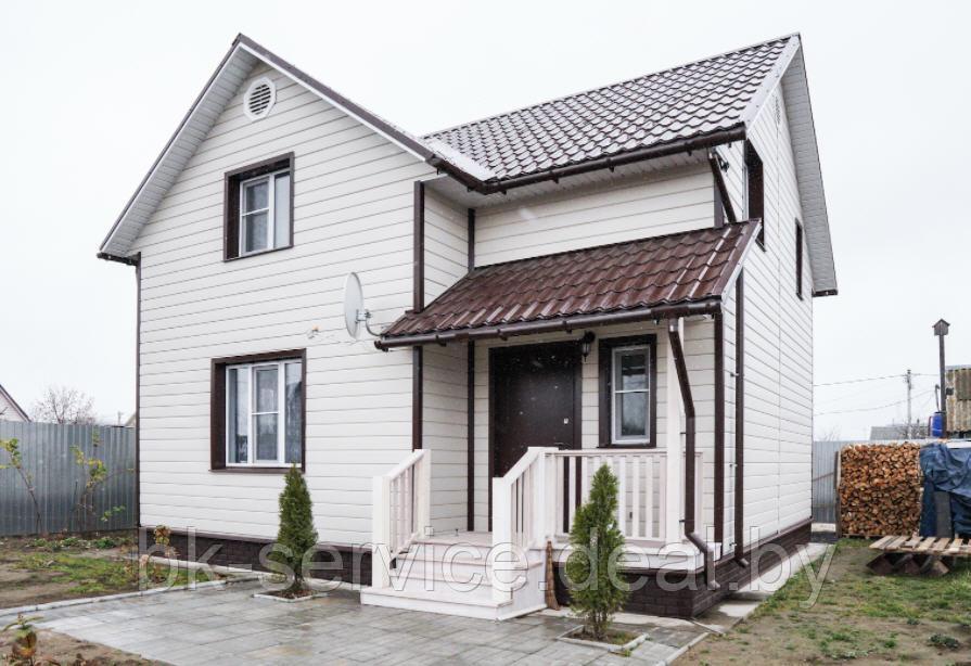 Металлический сайдинг Grand Line Экобрус Standart Drap 0.45 (цвета), Россия - фото 1 - id-p170184595