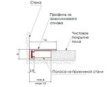 Микро плинтус Лайн Ликорн С-03.25.3 чёрный (16*6*2500мм), фото 7