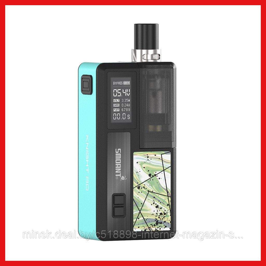 Под найт. Набор Smoant Knight 80 pod Kit. Smoant Knight 80w. Smoant Knight 80 Mod pod Kit. Вейп Smoant Knight 80.