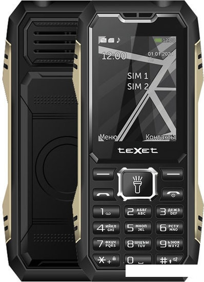 Мобильный телефон TeXet TM-D424 (черный) - фото 1 - id-p169598041