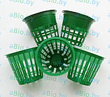 Горшок для рассады сетчатый. Диаметр верха 60 мм, высота 50,3 мм, диаметр дна 39,6мм. Прочный пластик!, фото 2