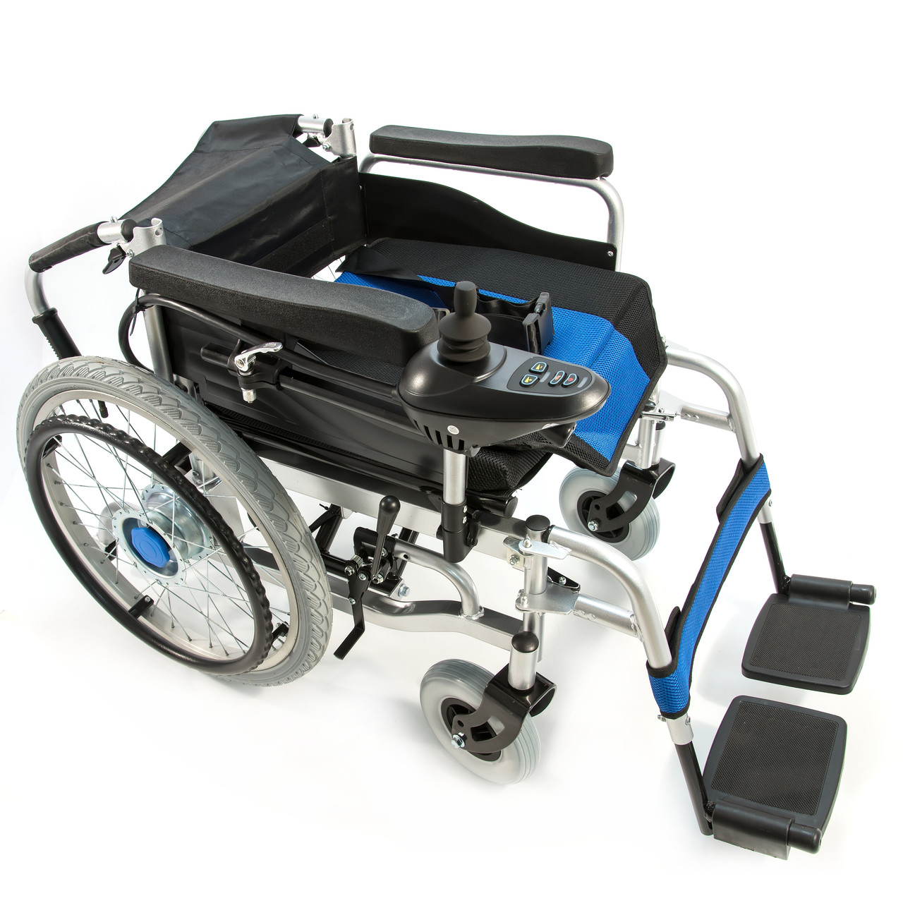 Коляска инвалидная с электроприводом Оптим FS101А - фото 3 - id-p170186157