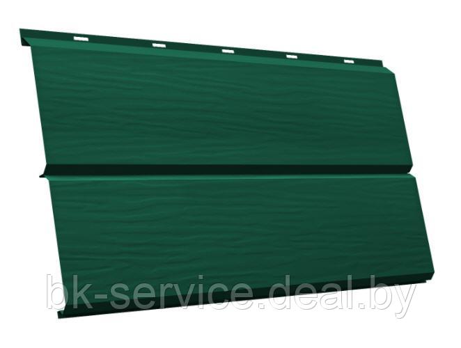 Металлический сайдинг Grand Line Экобрус 3D Elite SSAB Green Coat Pural BT matt 0.5 (цвета), Финляндия - фото 2 - id-p170189553