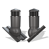 Вентиляционный выход изолированный Wirplast WiroVent Tile PLUS 125 (K98) для керамической черепицы и ЦПЧ, фото 3