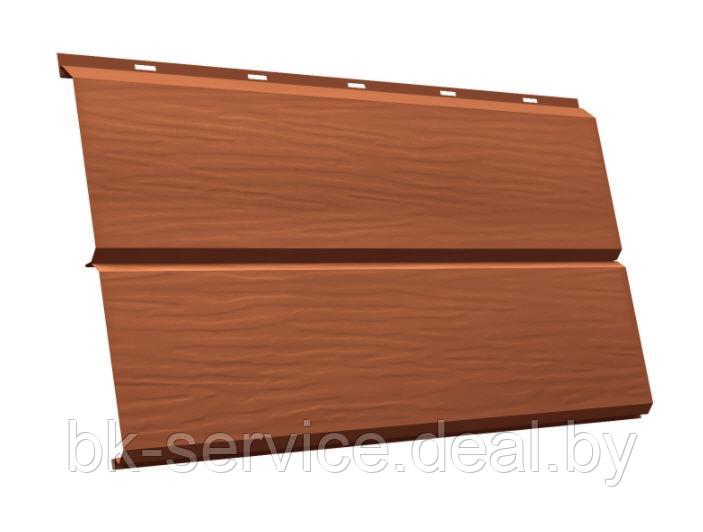 Металлический сайдинг Grand Line Экобрус 3D Design Print Elite Milky Wood / Nordic Wood 0.45, Южная Корея - фото 3 - id-p170190362