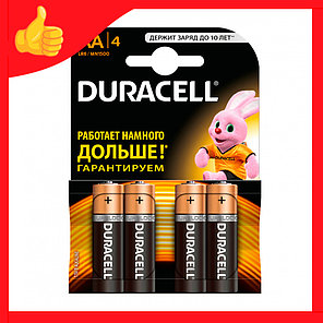 Батарейки DURACELL AA 4 шт, фото 2