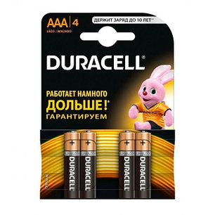Батарейки DURACELL AAA 4 шт, фото 2