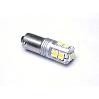 Лампа светодиодная T4W RUNOAUTO 10SMD 12-24V с обманкой 00599RA