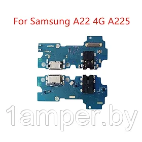 Плата нижняя Original с разъемом зарядного, микрофоном Samsung Galaxy A22 4G A225