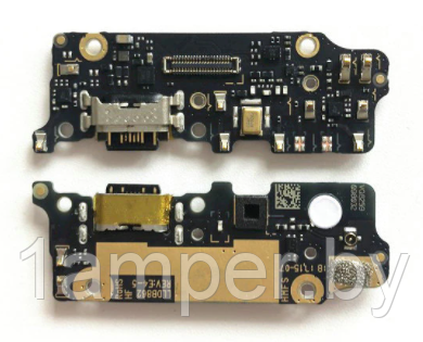 Плата нижняя Original с разъемом зарядного, микрофоном Mi A2/Mi 6X