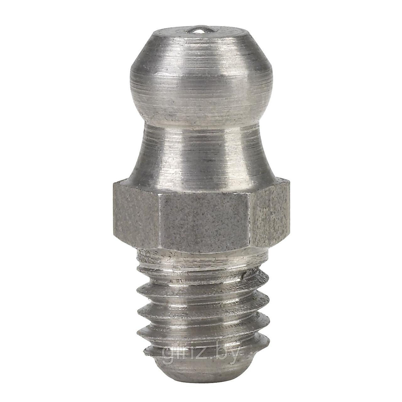 Пресс-масленка прямая 1.2.Ц6.М8х1  (ГОСТ 19853-74/DIN 71412)