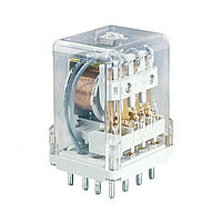 Реле R15-1014-23-1024-K, 4CO,10A(250VAC), 24VDC, тест-кнопка