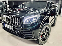 Детский электромобиль RiverToys Mercedes-Benz GLC63 S 4WD H111HH (черный глянец) Лицензия Полноприводной