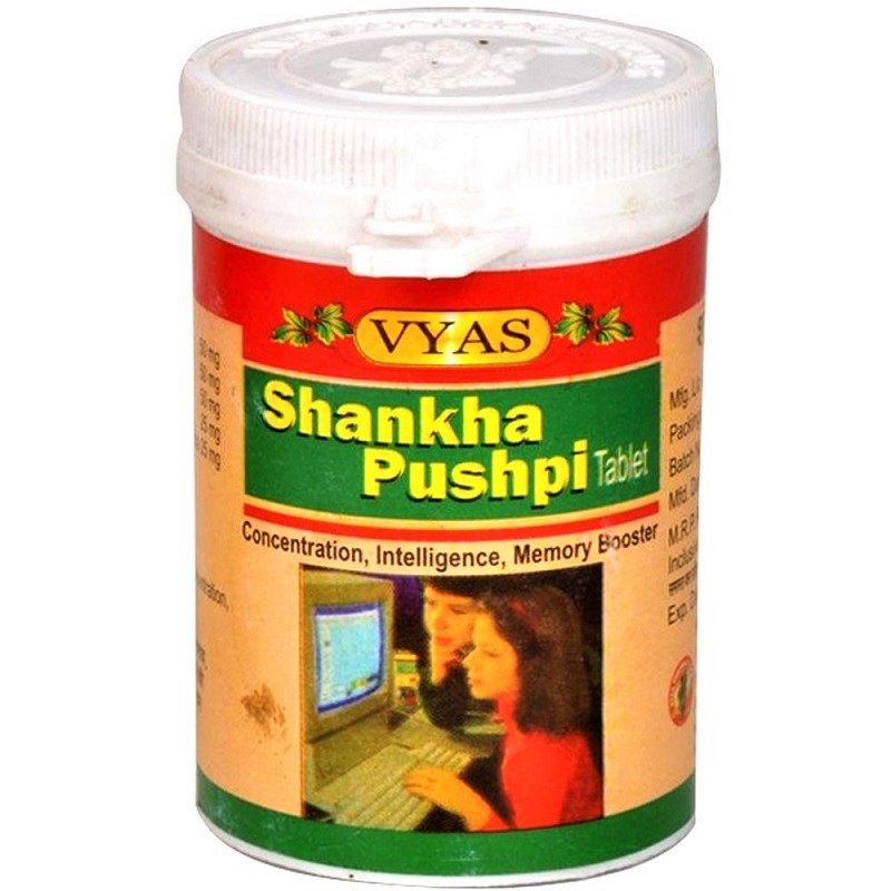 Шанкха Пушпи Shankha Pushpi Vyas, 100шт - от стресса и для памяти - фото 1 - id-p170194135