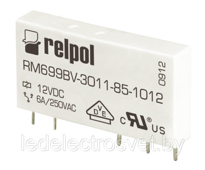 Реле RM699BV-3011-85-1024, 1CO, 6A(250VAC), 24VDC, для печатных плат и цоколя, IP64 - фото 1 - id-p170073164