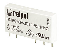 Реле RM699BV-3011-85-1060, 1CO, 6A(250VAC/30VDC), AgSnO2, вертикальное исполнение, для печатных плат и цоколя,