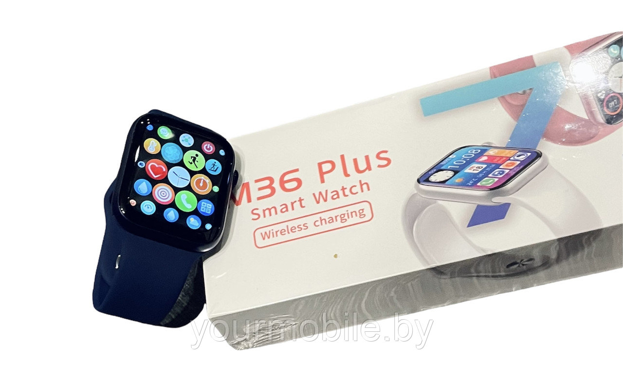 Умные часы Smart Watch 7 series M36 plus (синий) - фото 1 - id-p170201801