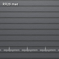 Металлический сайдинг Аквасистем Скандинавский узкий двойной (матовый) RR23