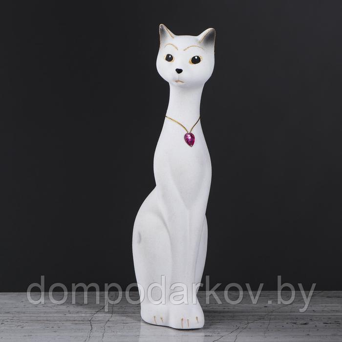 Копилка "Кошка Мурка", покрытие флок, белая, 28 см, микс - фото 5 - id-p170201993