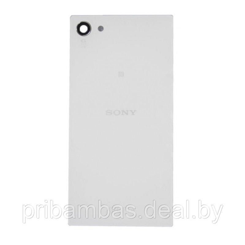 Задняя крышка для Sony Xperia Z5 Compact белая - фото 1 - id-p84829033