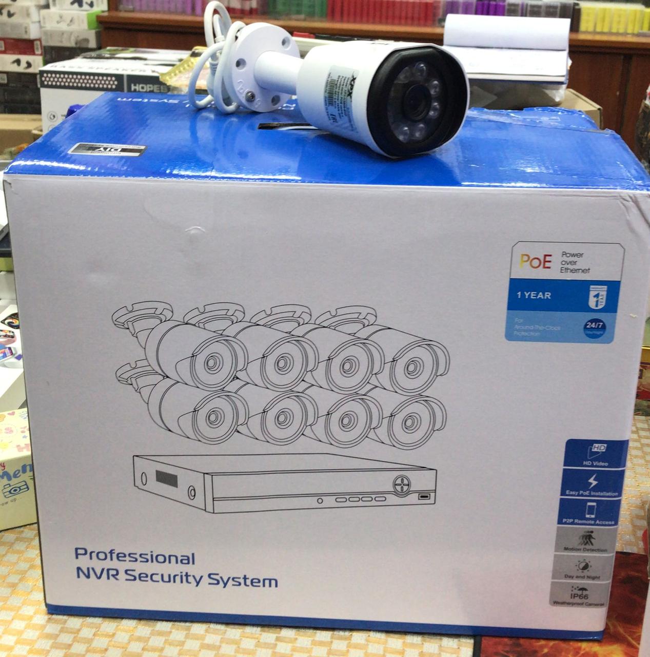 Комплект IP видеонаблюдения на 8 камер XPX K3808 5 MP POE - фото 1 - id-p170208980