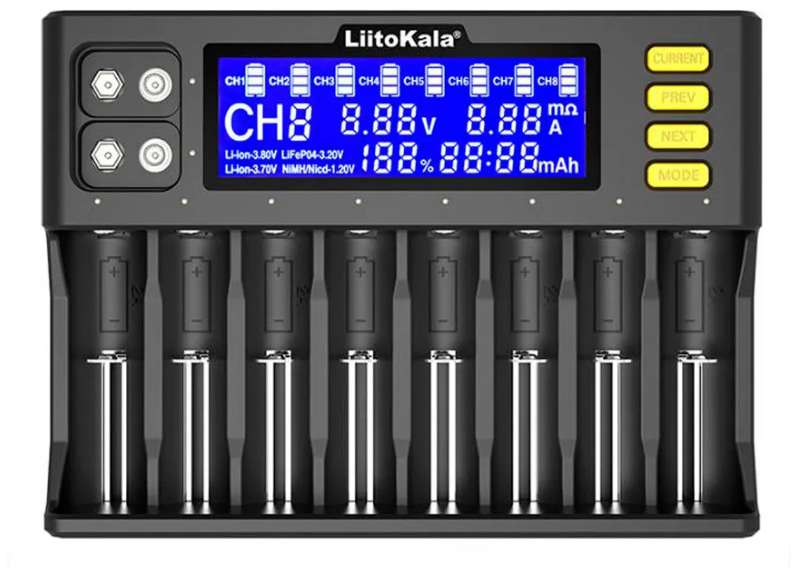 Зарядное устройство LiitoKala Lii-S8 - фото 2 - id-p170209625