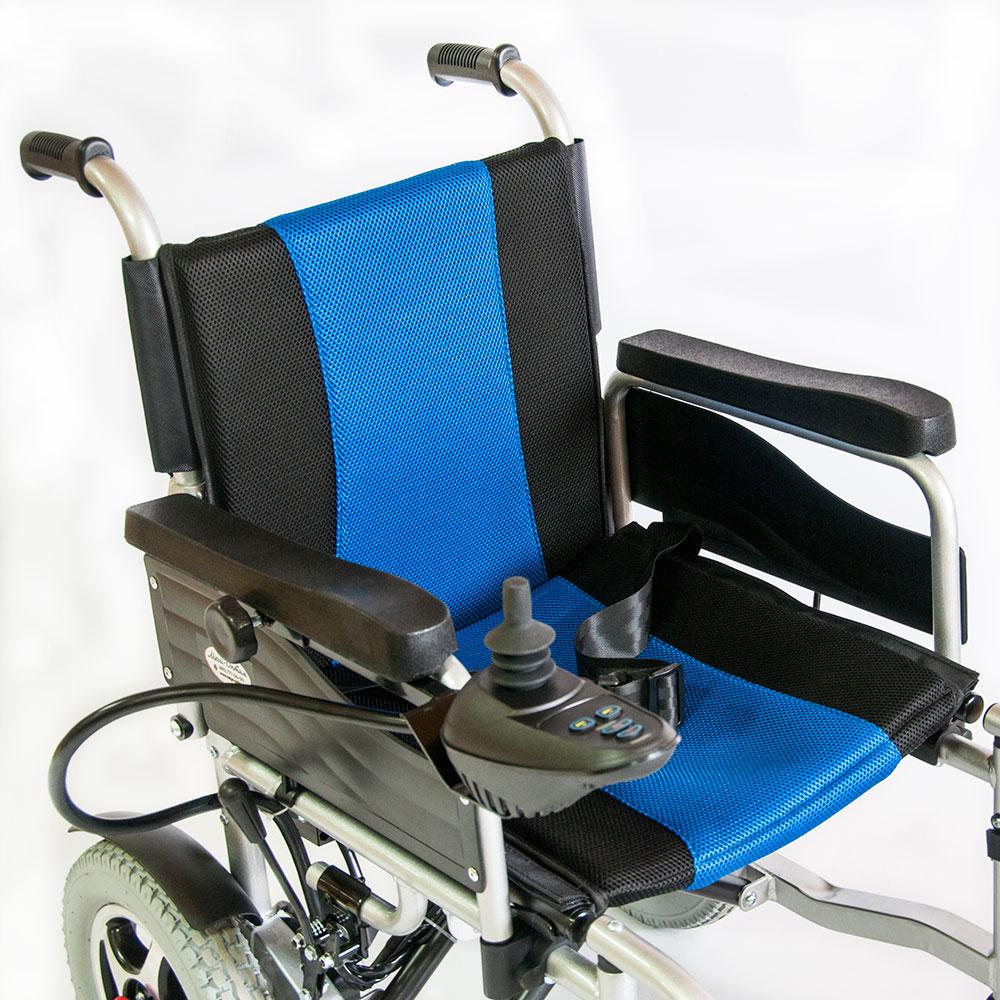 Коляска инвалидная с электроприводом Оптим FS110А - фото 9 - id-p170209622