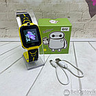 Детские умные часы Smart Baby Watch с gps Q12 Желтые с черным, фото 2