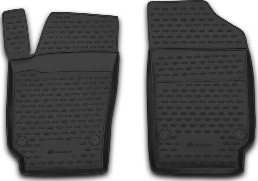 Коврики Standard, в салон подходят для VW Polo, передние 2 шт. сед. (полиуретан, чёрные)