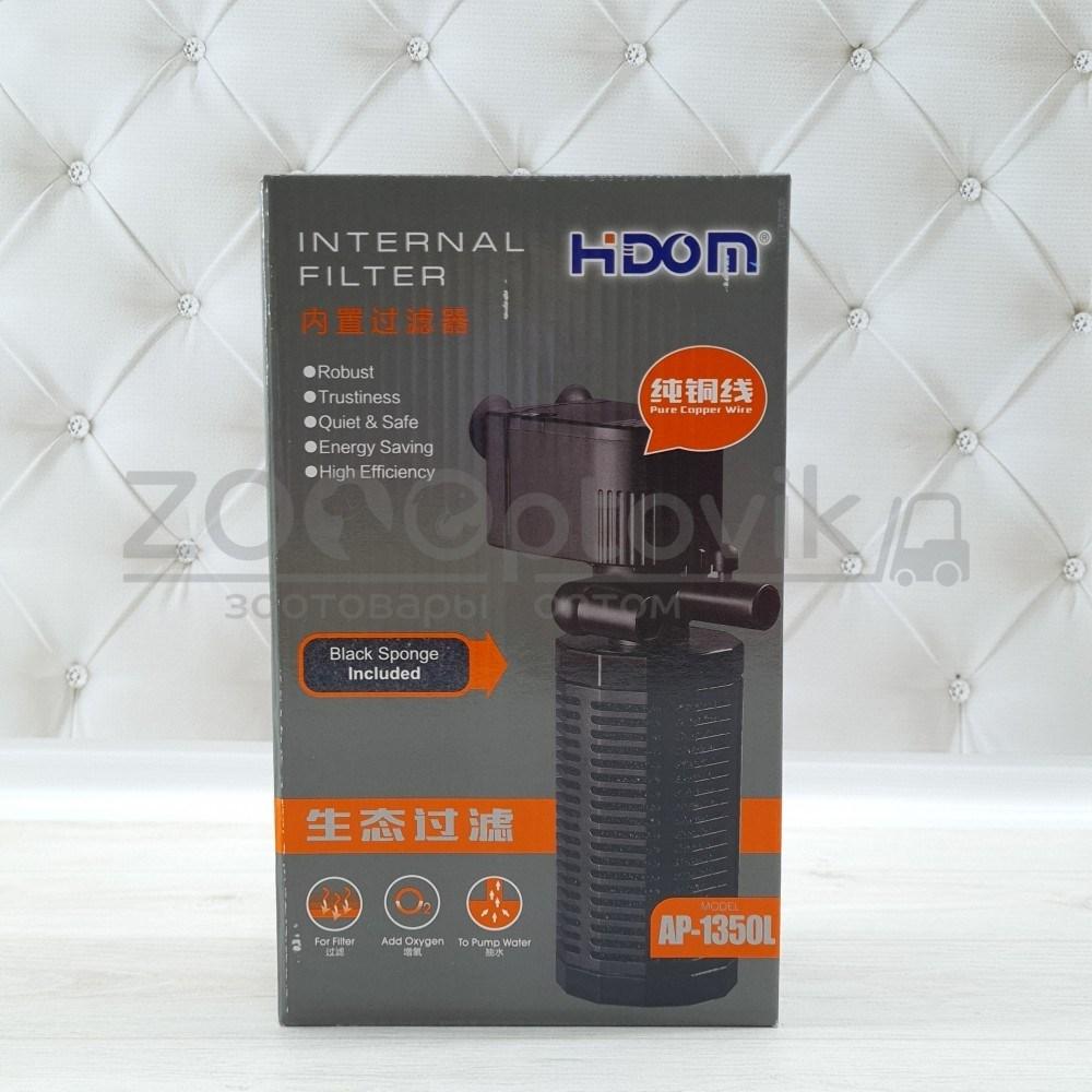 Hidom Внутренний фильтр Hidom AP-1350L 18 W.,1000лч, с аэратором, аквариум до 200 литров