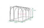 Каркас для теплицы Садовод Мини СТ, 20х20 - 4м (без поликарбоната)