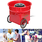 Аппарат для приготовления сладкой сахарной ваты RETRO Cotton Candy CARNIVAL, 500 W Розовая, фото 4