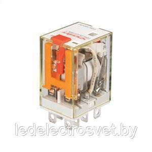 Реле RKE4CO730LT, 4CO, 5A(250VAC/30VDC), 230VAC, LED, мех. инд., тест-кнопка - фото 1 - id-p170073194