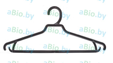 Вешалка - плечики (тремпель) для одежды, пластмассовая, с подвижным крючком.