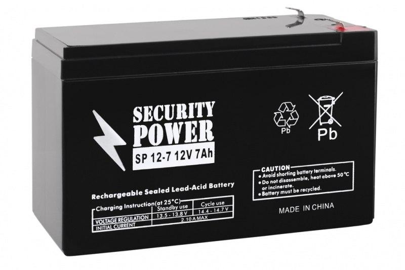 Аккумуляторная батарея Security Power SP 12-7 - фото 1 - id-p170231338