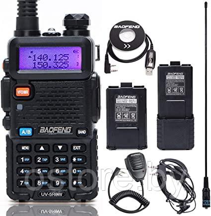 Baofeng UV-5R 8W портативная рация 8 Ватт. 3 режима мощности 8 W. Радиостанция Баофенг uv5r - фото 2 - id-p170165348