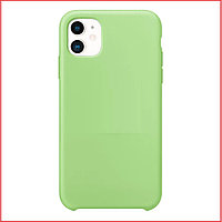 Чехол-накладка Silicon Case для Apple Iphone 11 (фисташковый), фото 1