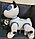 Интерактивный кот робот, работает от батареек, светозвуковые эффекты, арт.2629-T10B, фото 3