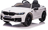 Детский электромобиль RiverToys BMW M5 A555MP (белый) Лицензия, фото 2